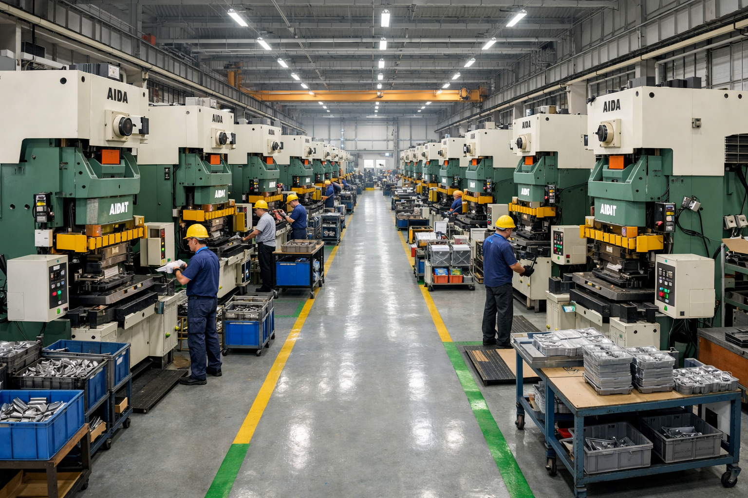 S&S Industries Factory Floor